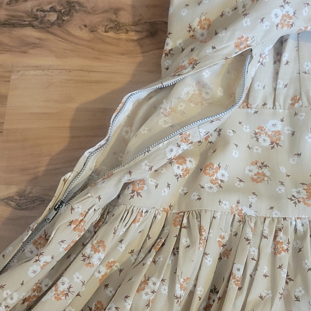 Vintage 40s 50s Floral Day Dress - Picture 8 of 13